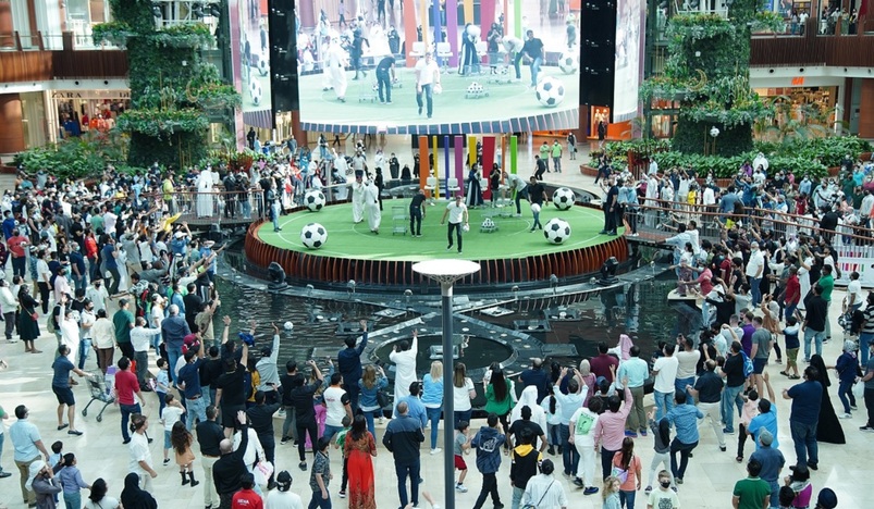 Football legends landed at Mall of Qatar Oasis Stage